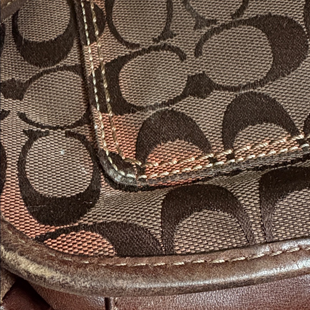 Coach Bleeker mahogany satchel bag 11434. - Picture 12 of 13